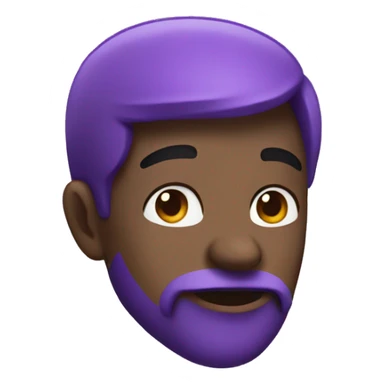 Purple heard  sticker