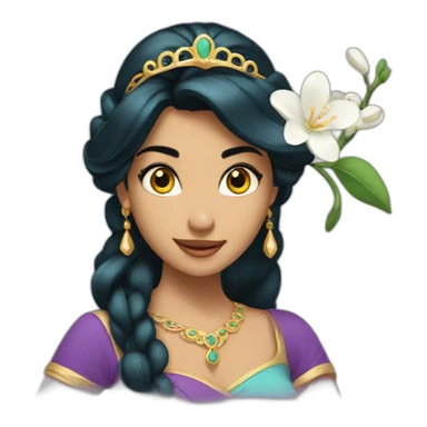 Jasmine from aladin sticker