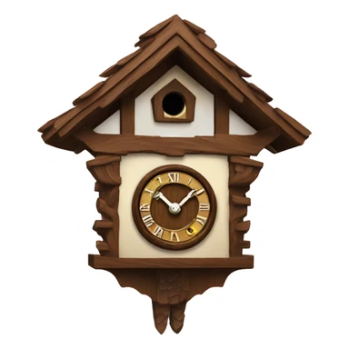 cuckoo clock sticker