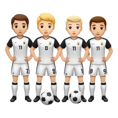 soccer team in group sticker