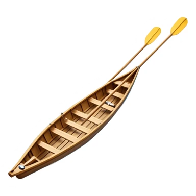 An icon showing a close-up of crossed oars, a sleek racing shell, and rippling water, symbolizing rowing. The design includes droplets in motion and a streamlined boat tip cutting through waves. Transparent background emphasizes strength, precision, and the spirit of competitive rowing sticker