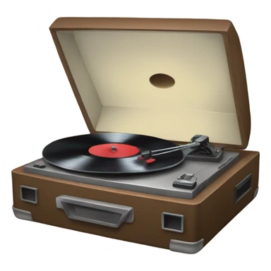 Record player sticker