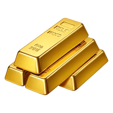 Many gold bars sticker
