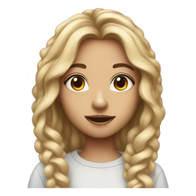 Aesthetic girl who call with iPhone sticker