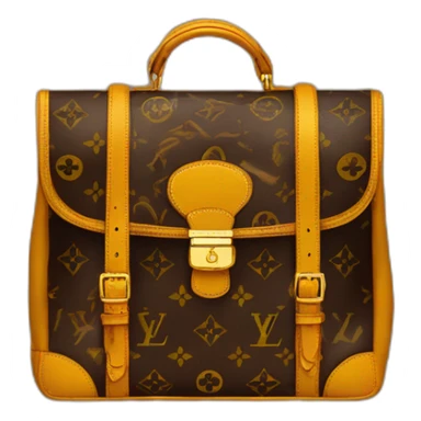 monogram lv backpaxk sticker