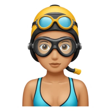 sea diver swimsuit sticker
