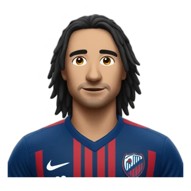 a crow wearing a san lorenzo soccer shirt sticker