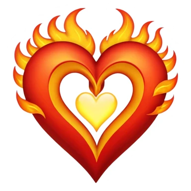 Make flaming hearts in all colours but heart would be separate nature sticker