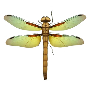 Dragonfly and deer sticker