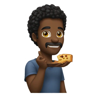 Pantera negra comendo maçã  sticker