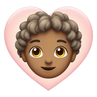 calm emoji showing love sticker