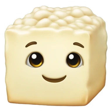 White cheese puff sticker