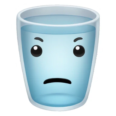 Vaso de agua sticker