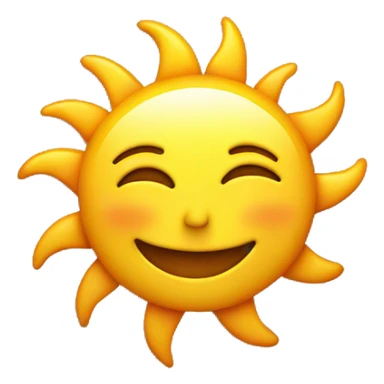 Smiling sun with 90s core  sticker