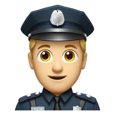 german police officer  sticker