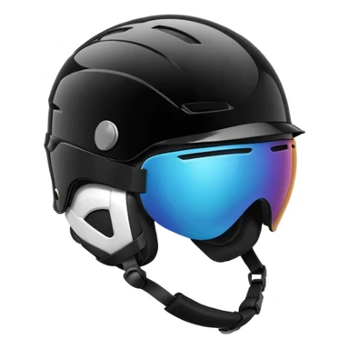 ski helmet without goggles sticker