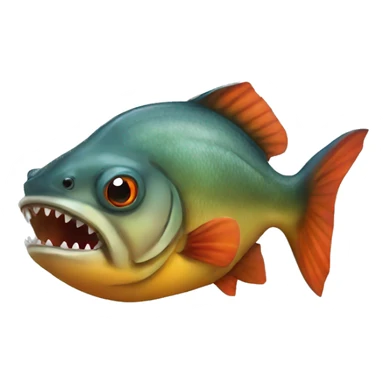 Piranha sticker