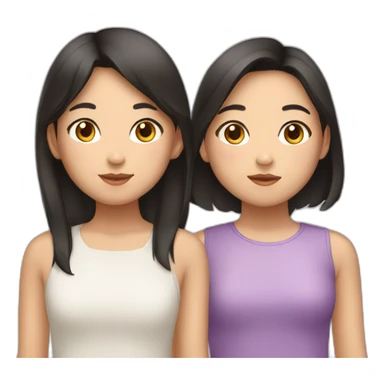 one-east-asian-girl-and-two-filipino-girls sticker