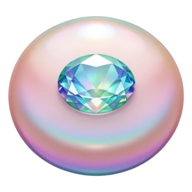 rosaline pearl gem sticker
