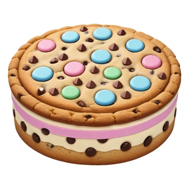 Pastel Chocolate Chip Cookie Cake sticker