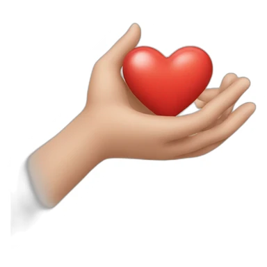 coeur avec la main sticker