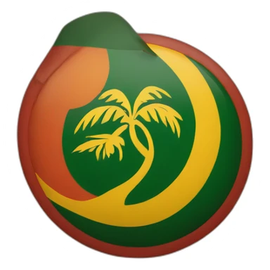 tamil Eelam flag sticker