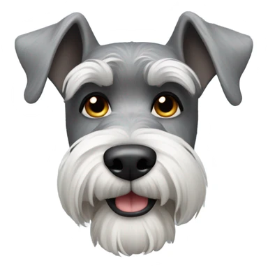 Grey schnauzer sticker
