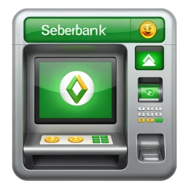 atm sberbank sticker
