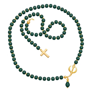 tasbih putih warna putih sticker