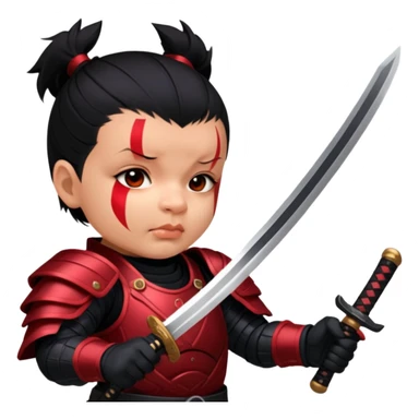 Fierce Samurai sticker