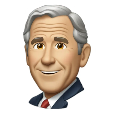 cool George W. Bush sticker