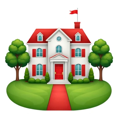 Pretty house sticker