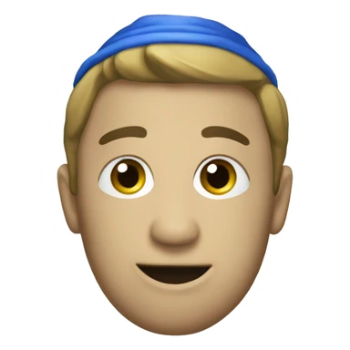 Blue Christmas ornament sticker