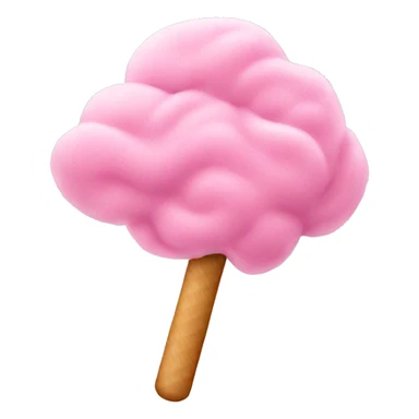 Pink cotton candy blankets sticker