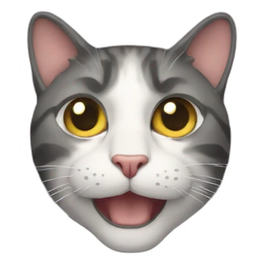 Une personne qui embrasse un chat sticker