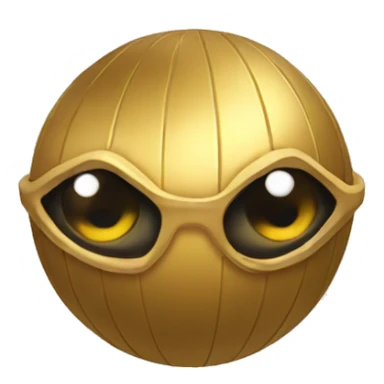 gold snitch ball sticker