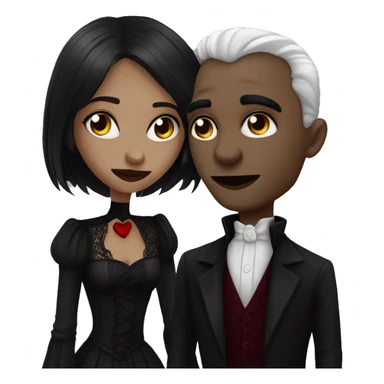 vampiric romantic gothic  sticker