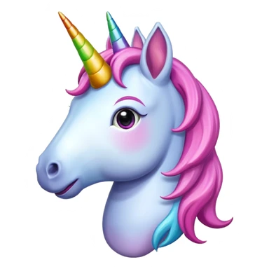 happy unicorn sticker