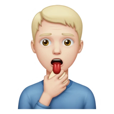 choking myself sticker