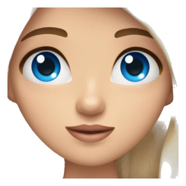 Dos amigas una morena con ojos azules y la otra rubia con ojos marrones con este corazon entre manos 💗 sticker