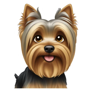 make a yorkshire terrier breed emoji sticker