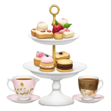 High tea sticker