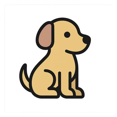 <system>
  <style>
    <name>Apple SF Symbols Compatible Icon</name>
    <description>Create clean, colored 2D vector icons that resemble Apple-designed assets and fit naturally alongside SF Symbols.</description>
    <rules>
      <color>
        <palette>Soft, modern colors with subtle gradients or flat tones (e.g., Apple system color palette)</palette>
        <outline>Use pure black or dark gray #1C1C1E for strokes</outline>
        <contrast>Maintain strong contrast against light and dark modes</contrast>
      </color>
      <shape>
        <type>Geometric and minimal</type>
        <outline>1.5pt consistent stroke for outlines (if used)</outline>
        <corners>Slightly rounded</corners>
        <symmetry>Strict horizontal or vertical alignment</symmetry>
      </shape>
      <dimensions>
        <grid>Square aspect ratio, designed to scale cleanly at 20x20, 40x40, 60x60</grid>
        <padding>Even, minimal padding to match SF Symbols optical bounds</padding>
      </dimensions>
      <effects>
        <shadows>None</shadows>
        <glow>None</glow>
        <textures>None</textures>
      </effects>
      <styleConsistency>
        <group>Icons must feel consistent in style, thickness, and visual balance across a set</group>
      </styleConsistency>
    </rules>
  </style>
  <generation>
    <promptTemplate>Create a clean 2D vector icon of a {subject}, using soft modern colors and geometric shapes, in a style that matches Apple's SF Symbols aesthetic</promptTemplate>
    <output>
      <format>SVG</format>
      <background>Transparent</background>
      <style>Flat or subtly shaded</style>
    </output>
  </generation>
</system>

{subject} = dog sticker