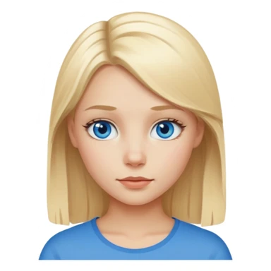 scandinavian girl sticker