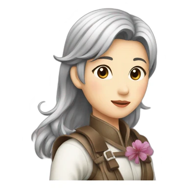 hourse-rider—japanese-girl sticker