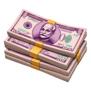 Indian rupees sticker