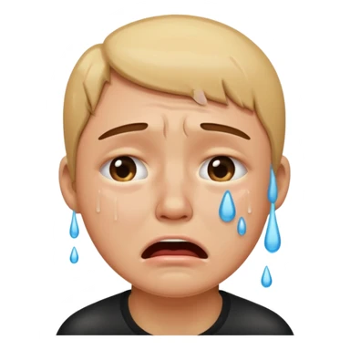 tears through cringe  sticker