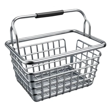 METAL SHOPPING BASKET sticker