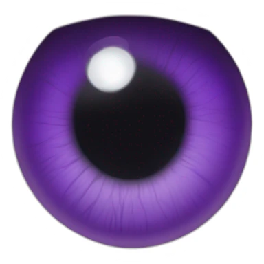 majestic godly violet iris eyeball serious intense symmetrical knowledgable sticker