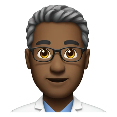 Portrait of a neurosurgeon  sticker